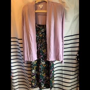 Old navy cardigan NWT lilac color size M